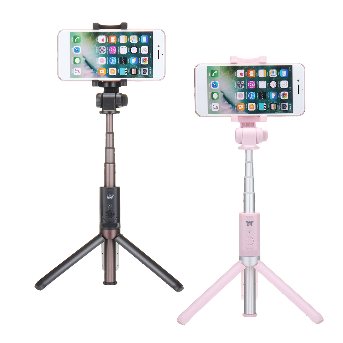 

Dispho Universal bluetooth Shutter 360 Degree Rotation Extendable Selfie Stick Phone Tripod Mount Monopod