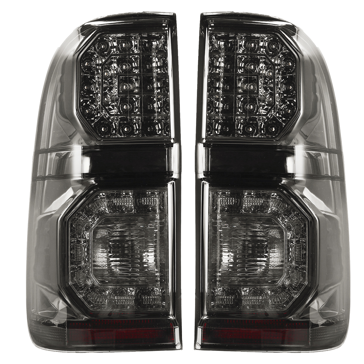 

For Toyota Hilux(Vigo) 2004-2015 Pair Car LED Rear Tail Brake Light Lamp Smoke Black