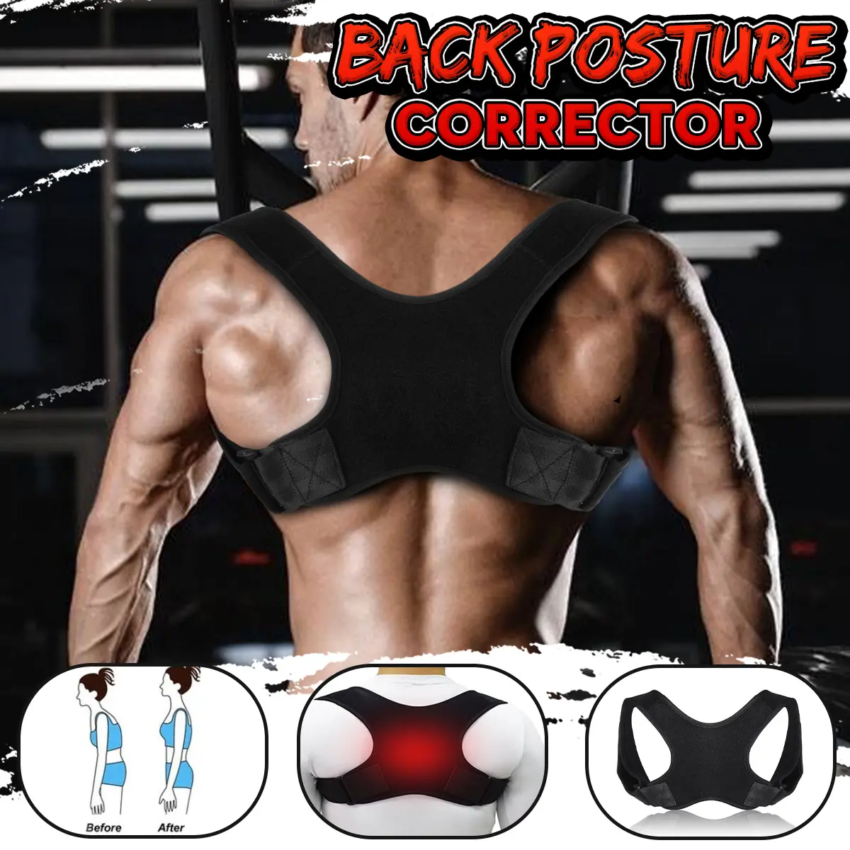 Back Brace Posture Corrector Adjustable