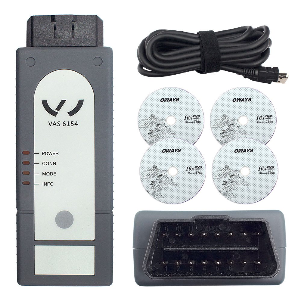 

VAS 6154 4.4.1 ODIS OKI Full Chip WIFI bluetooth Car Diagnostic Scanner For Audi Skoda Support UDS VAG