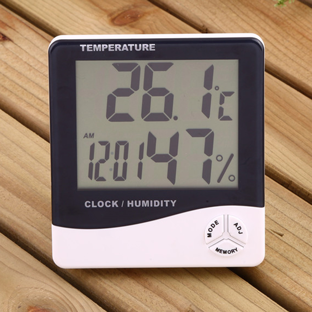 

Digital LCD Термометр Измерение влажности гигрометра Комнатная температура в помещении Часы