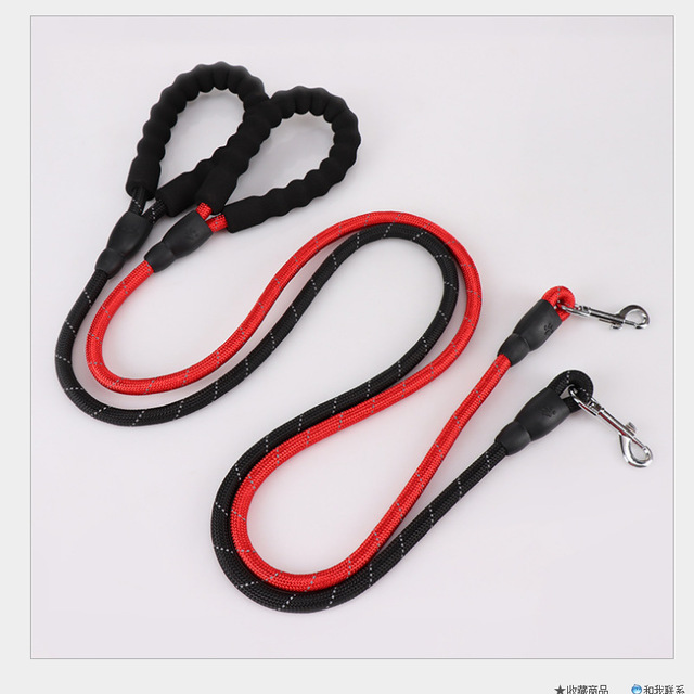 

Hot Pet Reflective Rope Dog Rope Luminous Elastic Dog Leash Nylon Traction Belt Pet Supplies