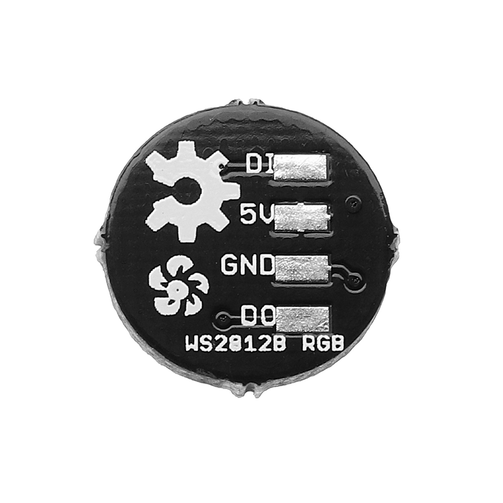 

Duinopeak® 5V 1 Bit WS2812 5050 RGB LED Intelligent Full Color RGB Ring Development Board