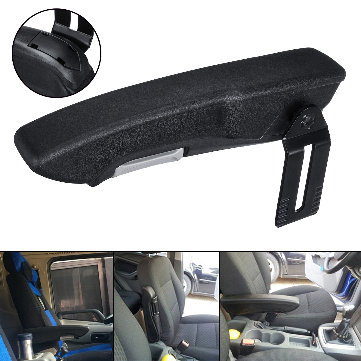 

Universal Left/Right Side Car RV Seat Armrest Console Adjustable Hand Holder For Camper Van Motorhome Boat Truck