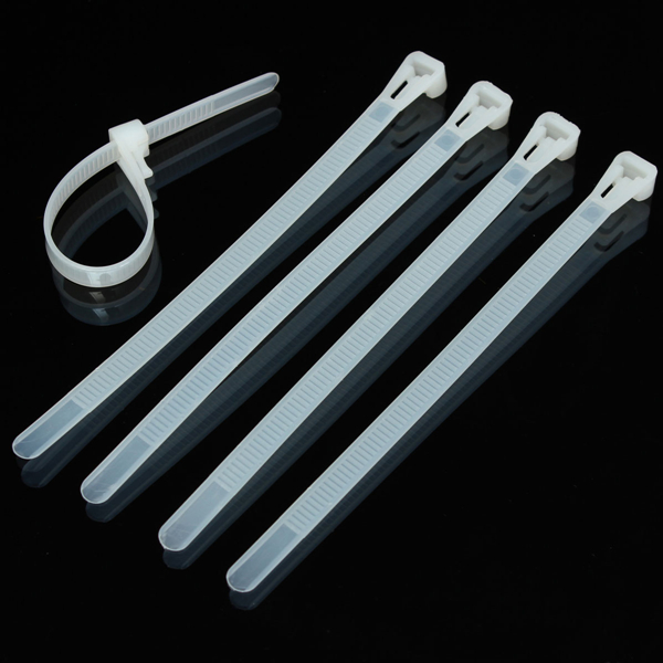 

Suleve ™ ZT06 100шт. Разъем Nylon Кабельный сердечник Провод Zip Ties Strap Strips 150/200 / 300mm Длина