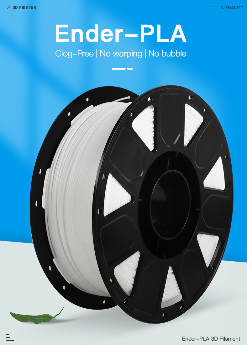 Creality 3D® Ender-PLA Filament 1.75mm 1KG/Roll 3D Printer Filament for 3D Printer Part 37