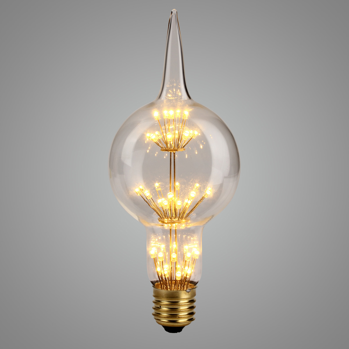 

AC85-265V E27 3W Gourd Style Star Warm White Edison Incandescent Light Bulb for Home Garden