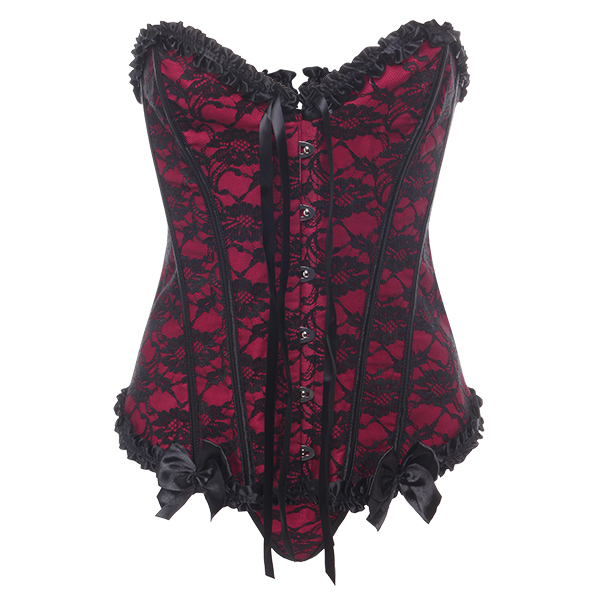 

S-6XL Sexy Lace Straps Waist Shaping Corset Bustiers