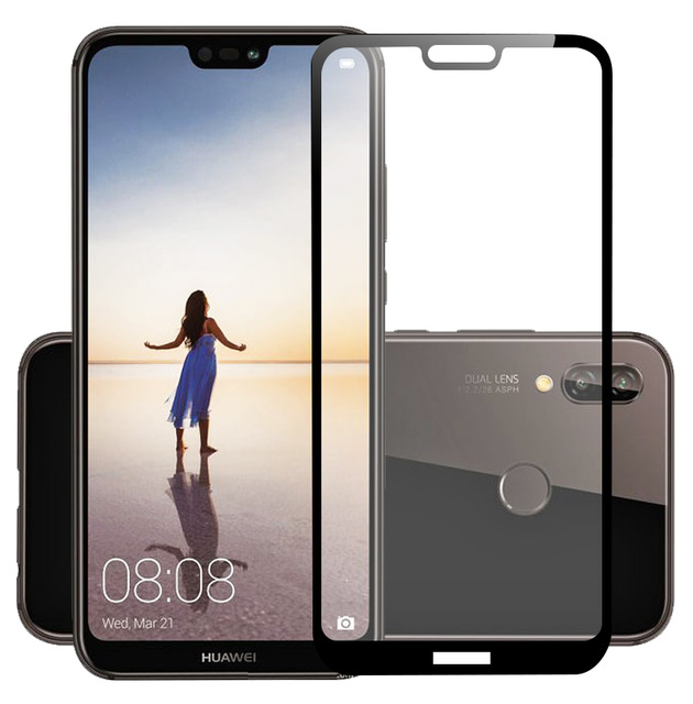 

BAKEEY 3D Curved Edge Anti-Explosion Full Cover Tempered Glass Screen Protector for Huawei P20 Lite