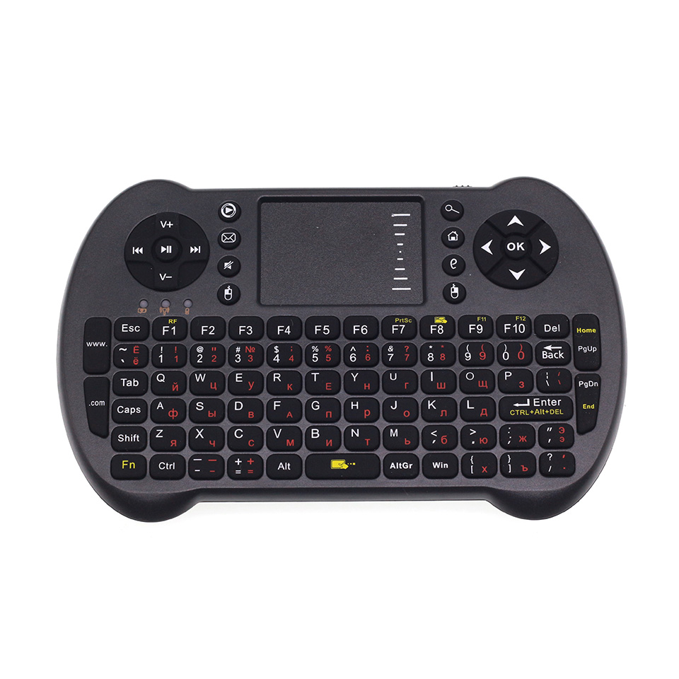 

Viboton S501 2.4G Wireless Russian Mini Keyboard Touchpad Airmouse for TV Box PC Smart TV