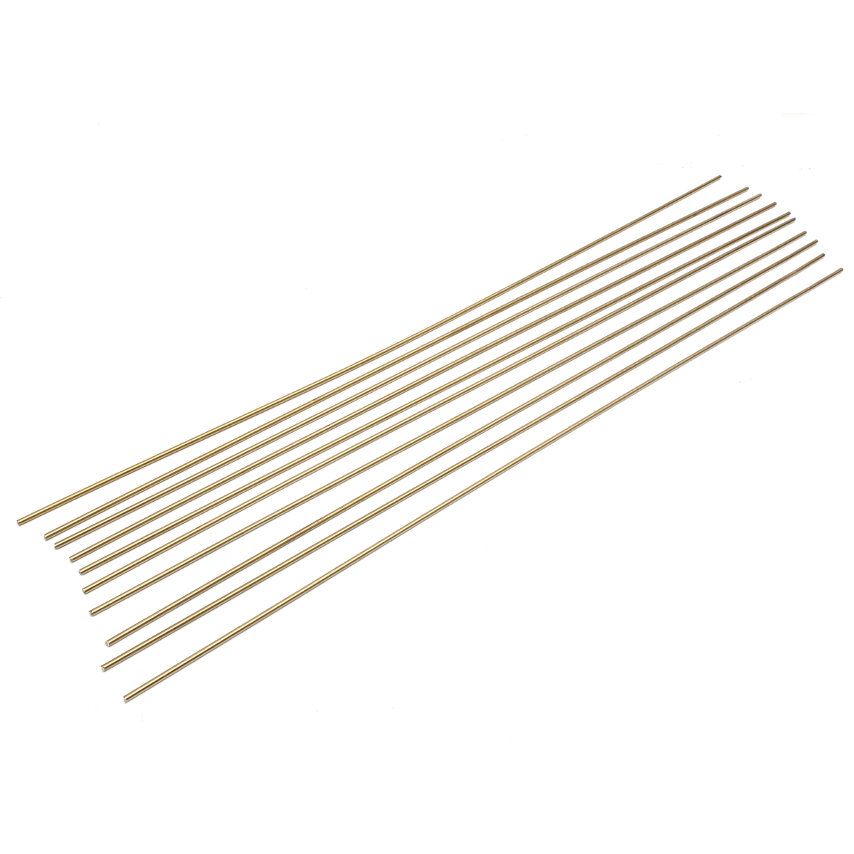 

10pcs Multi Purpose Solid Bronze Gas Brazing Rods For Riveting Cutting 2.4x500mm