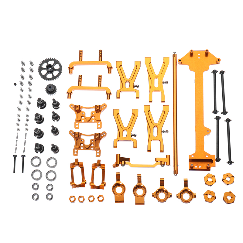

WLtoys 1/18 A949 A959 A969 A979 K929 Upgraded Metal Parts Kit Gold Color