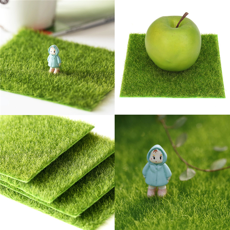 

Artificial Faux Garden Turf Grass Lawn Moss Miniature Craft Ecology Decor