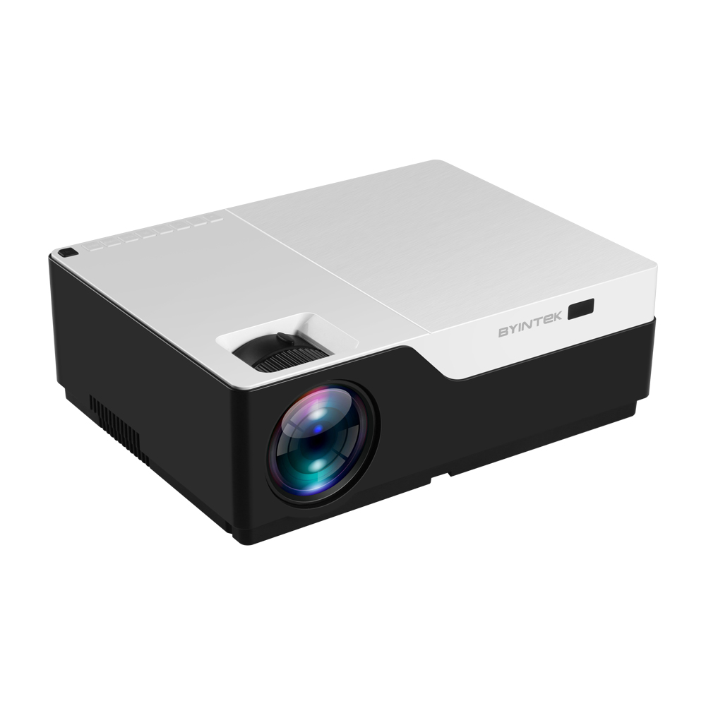 

BYINTEK MOON K11 Projector 400 Ansi Lumens 1920 X1080P Resolution 5000:1 Contrast Ratio Support 3D Business & Home Theater Projector-Basic Version