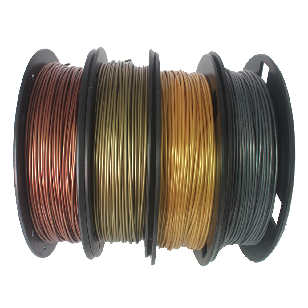 

CCTREE® Bronze+Copper+Gold+Silver 1.75mm 200g/Roll PLA Filament Set for 3D Printer Reprap