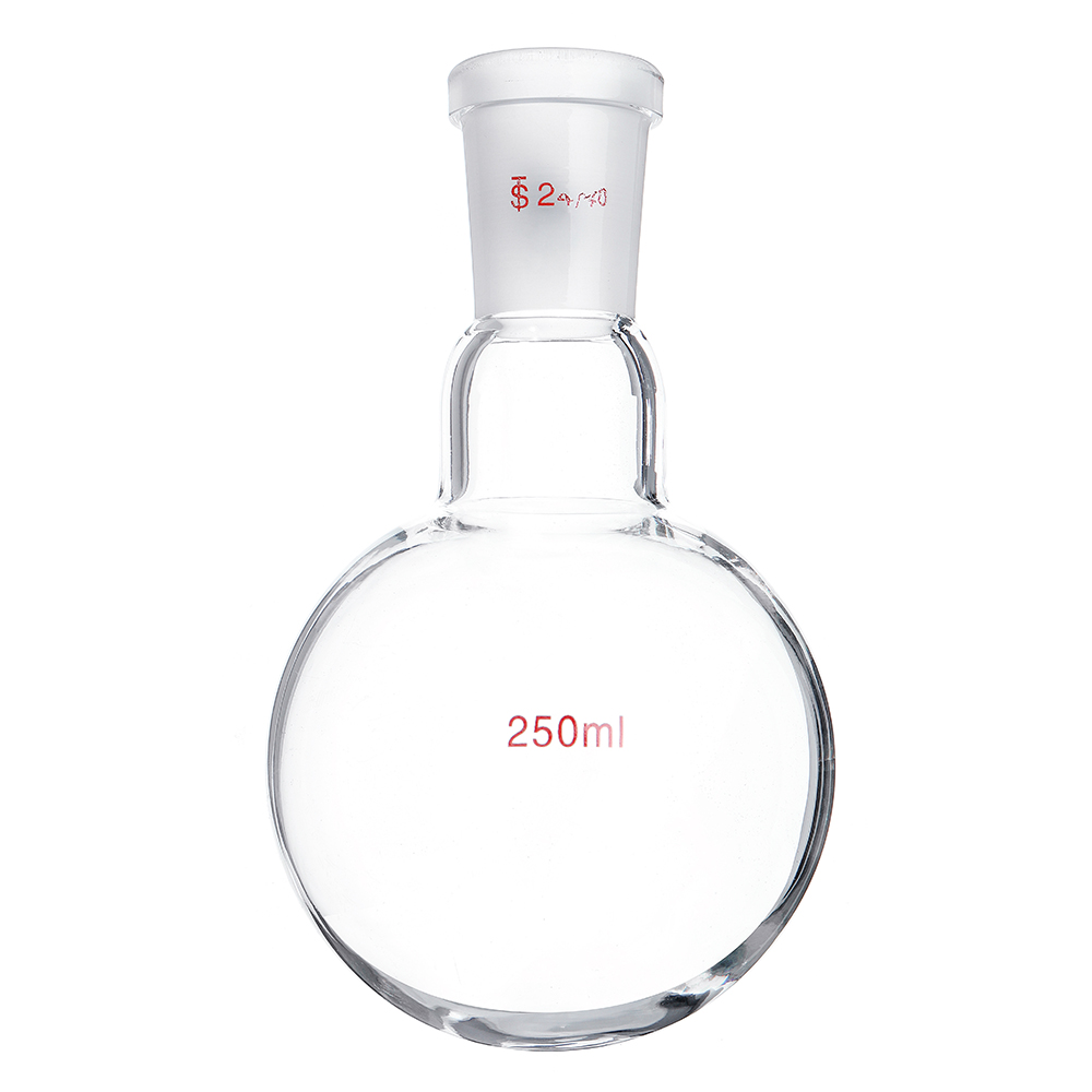 

250ml 24/40 Glass Single Neck Round Bottom Flask Boiling Bottle Laboratory Glassware