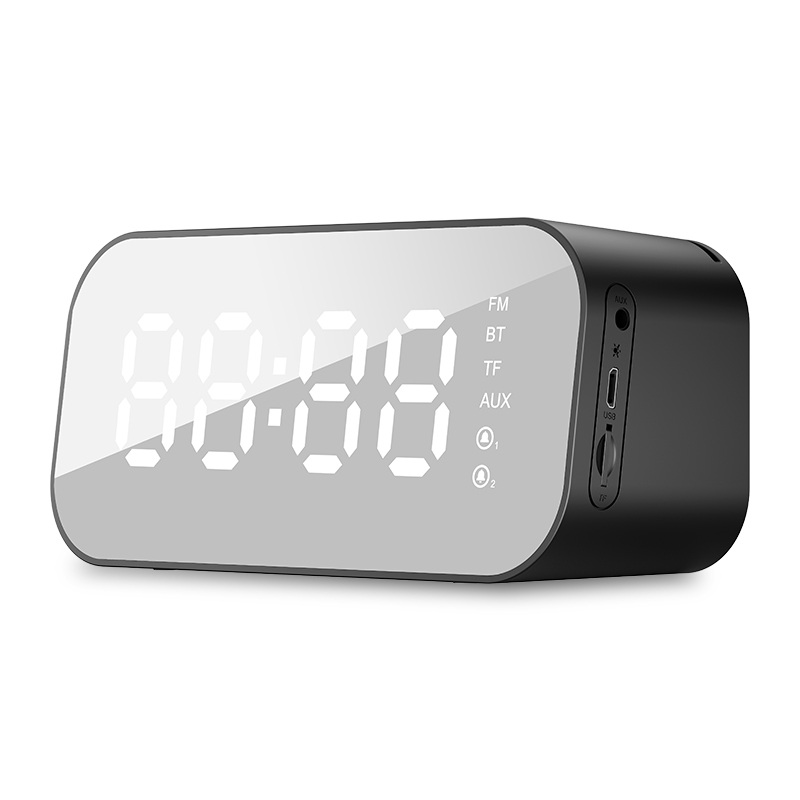 

Havit M3 Беспроводная акустическая система Bluetooth LED Дисплей Двойная сигнализация Часы FM Радио TF-карта Стерео-бас-динамик с микрофоном