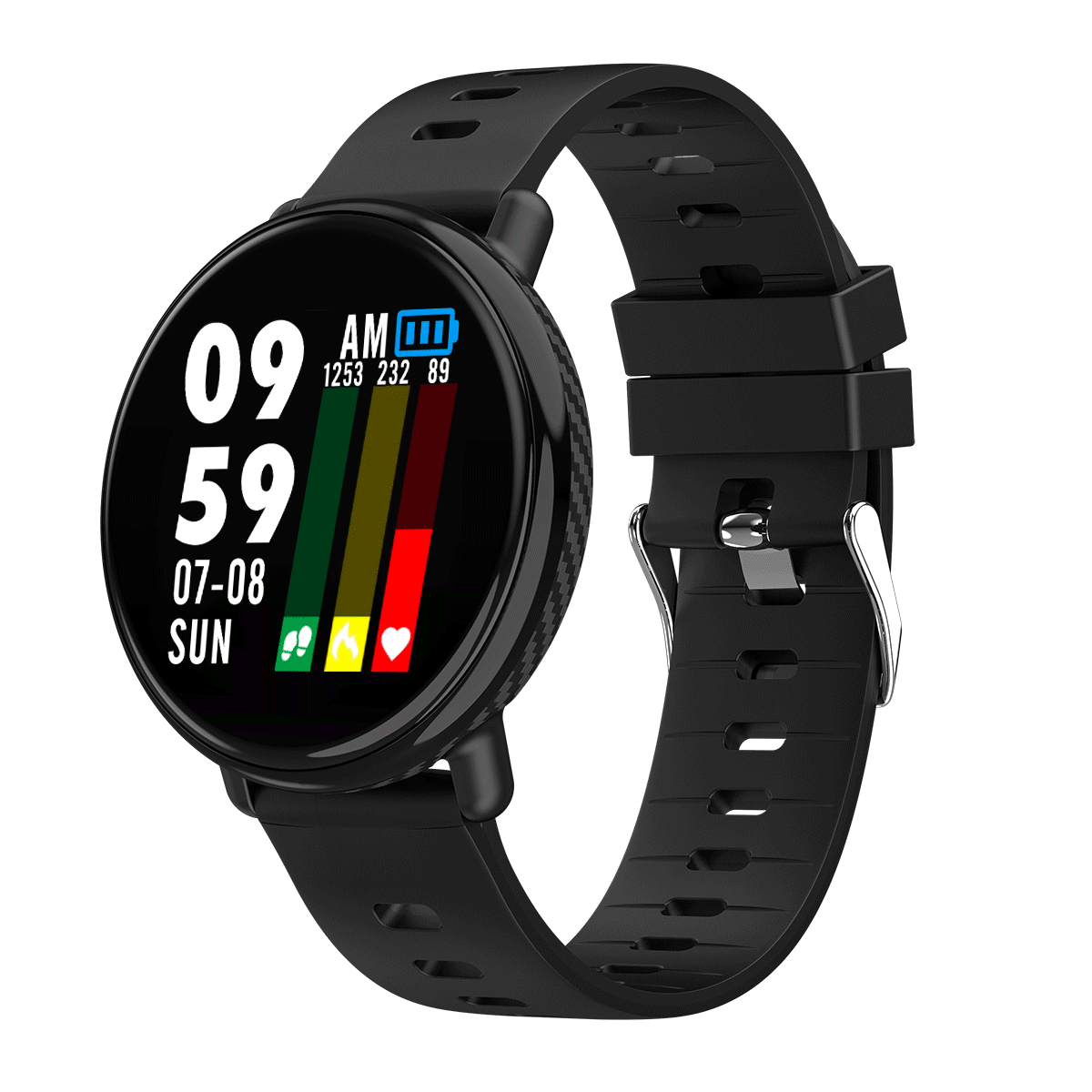 

Bakeey K1 IPS Full Touch Color Screen Wristband Multi Exercise Modes Heart Rate Monitor IP68 Smart Watch