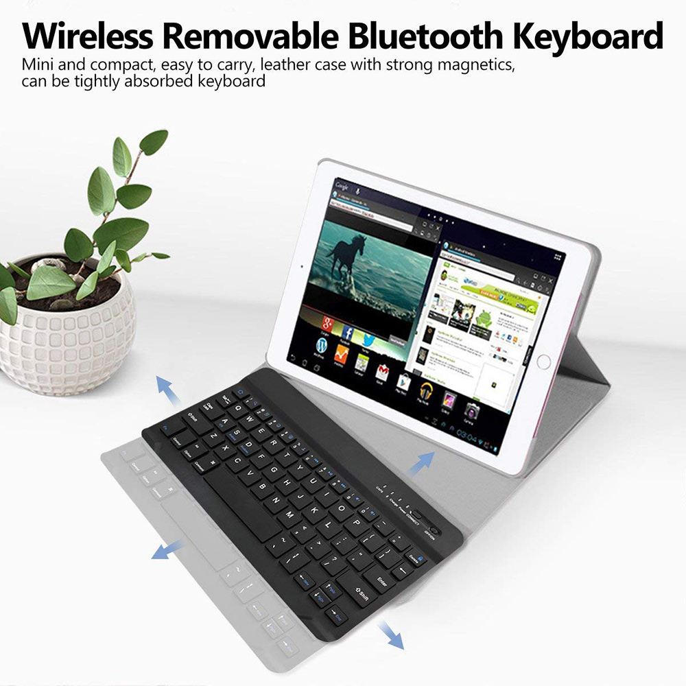 bluetooth Detachable Magnetic Auto Sleep Wake Up Keyboard Flip Kickstand Case For iPad Pro 11 Inch 2018 9