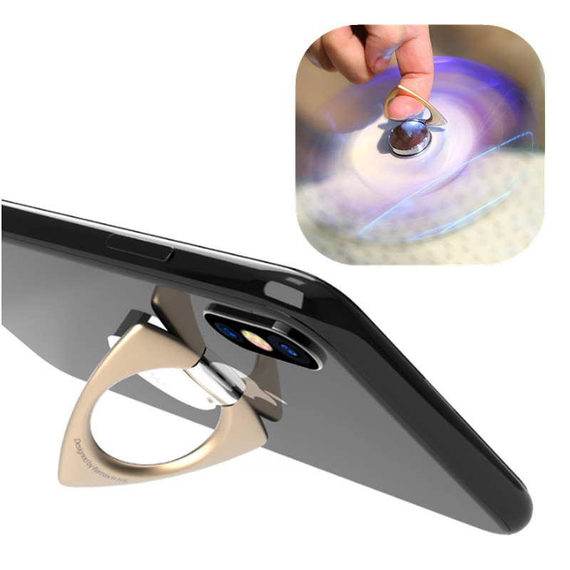 

Remax Металл Fidget Spinner 360 градусов вращения палец кольцо телефон держатель настольный кронштейн для Xiaomi
