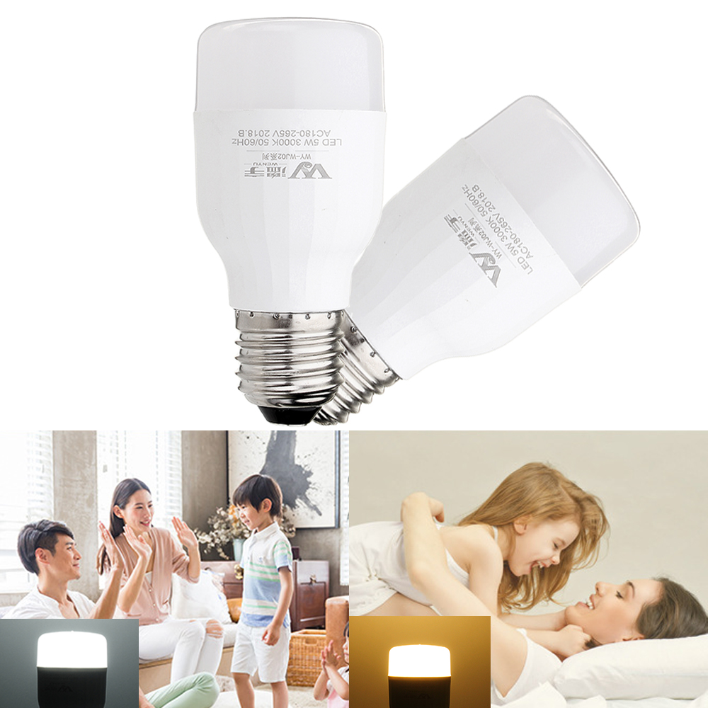 

E27 5W 10W 15W 20W SMD2835 Чистый белый теплый белый Светодиодный Лампа без мерцания для домашнего декора AC220V