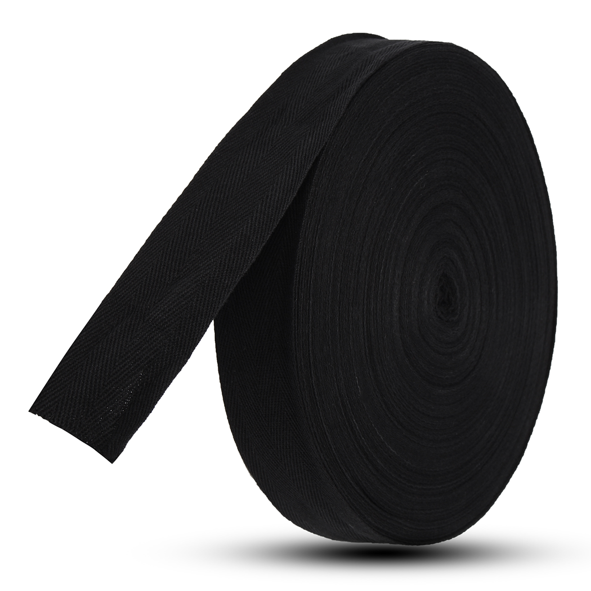 

45M Cotton Tape Webbing Bag Binding Belt Fabric Strap Sewing Roll For Bunting Apron Bag Belt