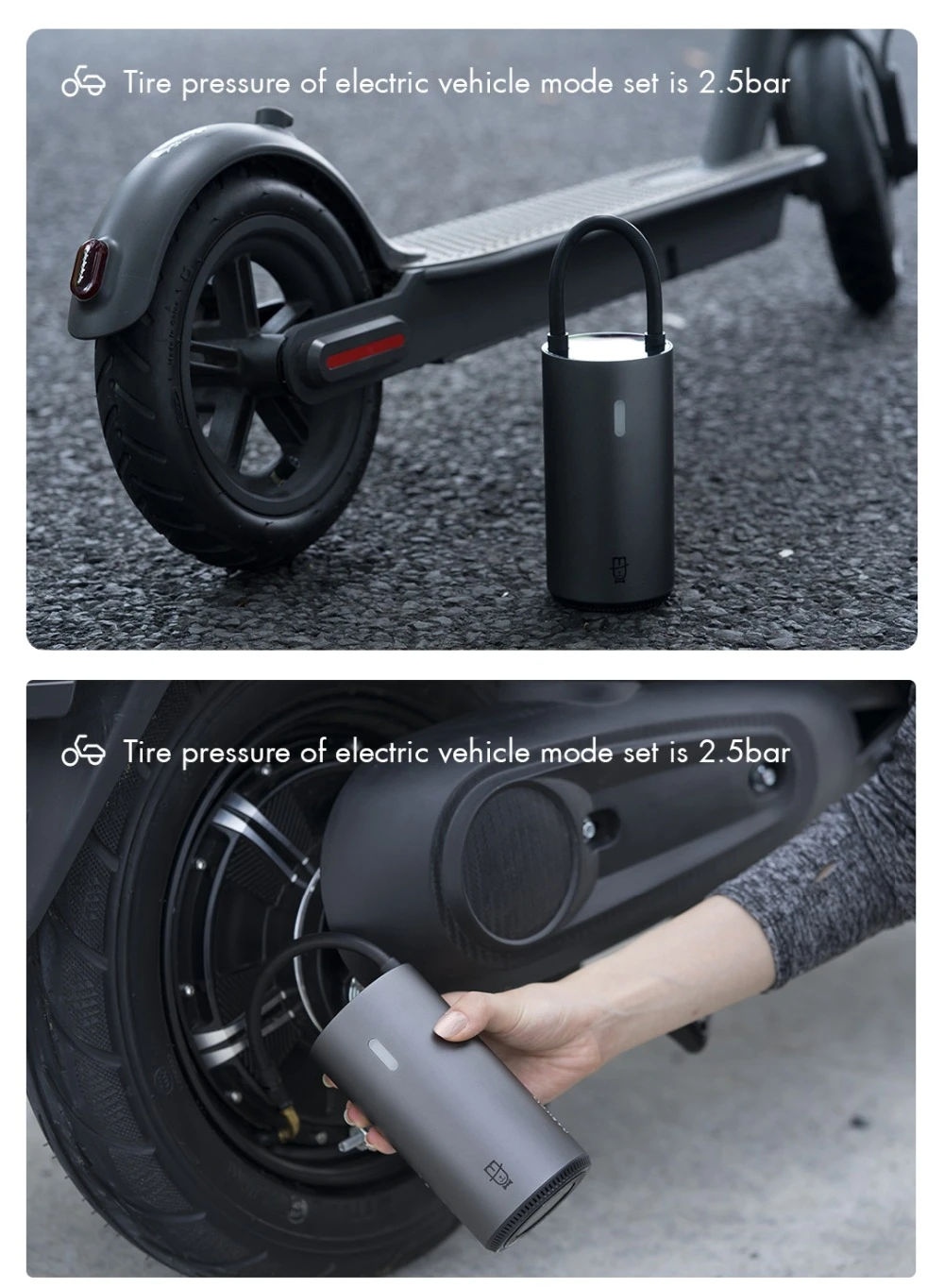 Xiaomi Roidmi Mojietu Portable Smart Digital Tire Pressure 12