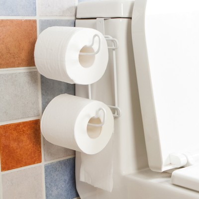 

Bathroom Kitchen Iron Napkin Roll Paper Toilet Towel Rack Storage Shelf Holder