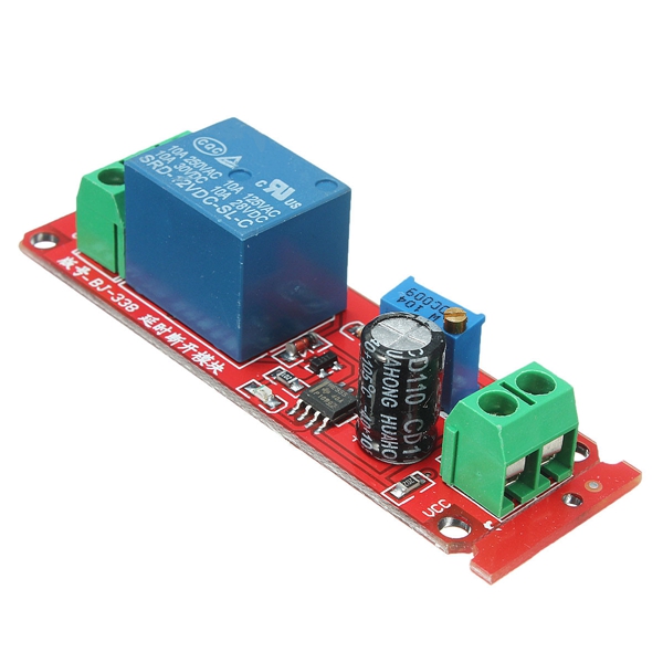 

3шт 12В NE555 Модуль переключателя таймера задержки генератора Регулируемый 0-10 секунд