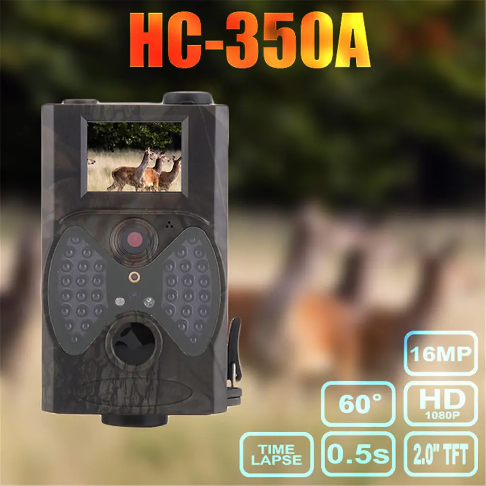 HC-350A 16MP Scouting Hunting HD Infrared 60 Degree Game Trail Hunter Night Vision Wildlife Trap Camera