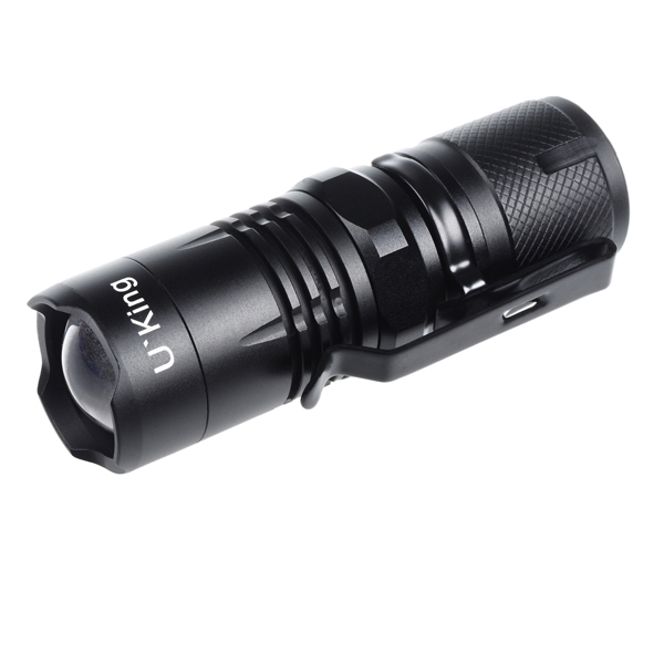 

U King ZQ-CJT09 T6 1000LM Zoomable Outdooors Mini LED Flashlight