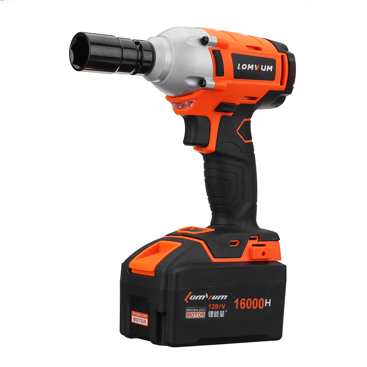 

Lomvum 16000mA 320Nm High Torque Lithium-ion Impact Wrench Cordless Power Electric Wrench Drill