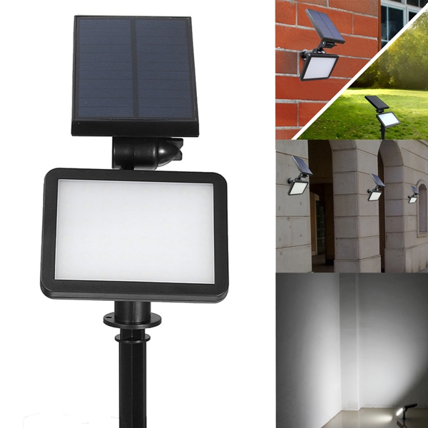 

Solar Powered 48 LED Light Outdoor Path Wall Landscape Home Garden Fence Lamp