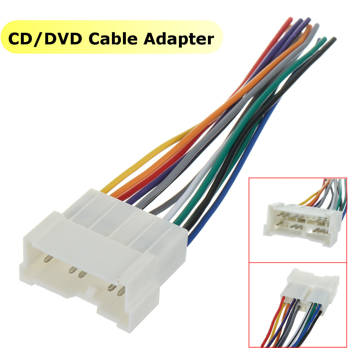 

CD/DVD Player Wiring Harness Plug Cable Adapter Connector