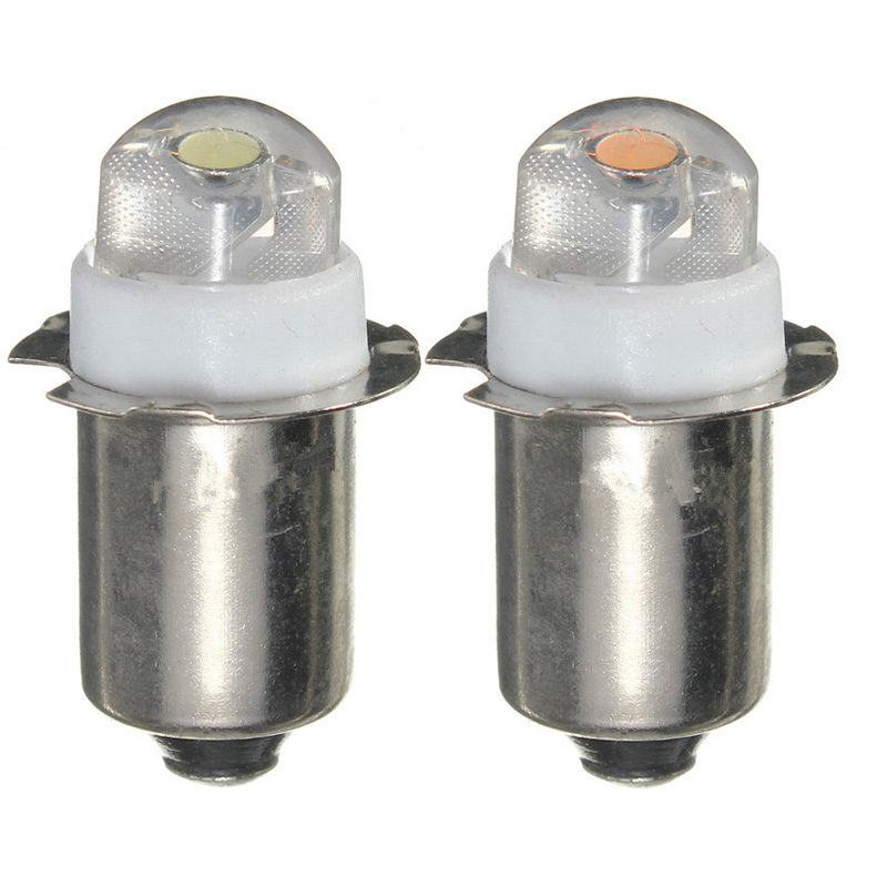 P13.5S PR2 1W Warm/White Led FlashLight Bulb High Brightness Lamps 90lm DC GX