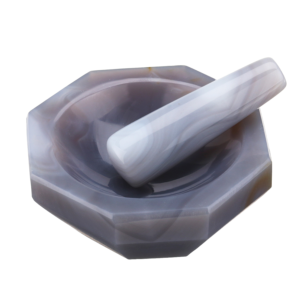 Footed Glass Mortar and Pestle 60mm dia lab ware