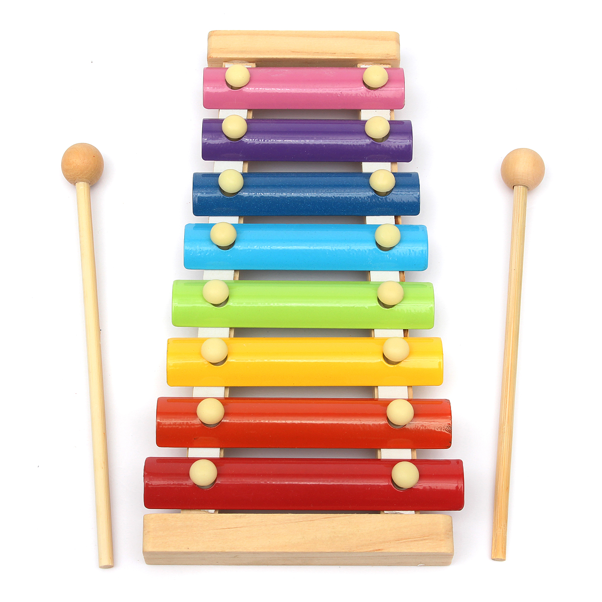 Kids toys 8 notes musical xylophone piano wooden ...