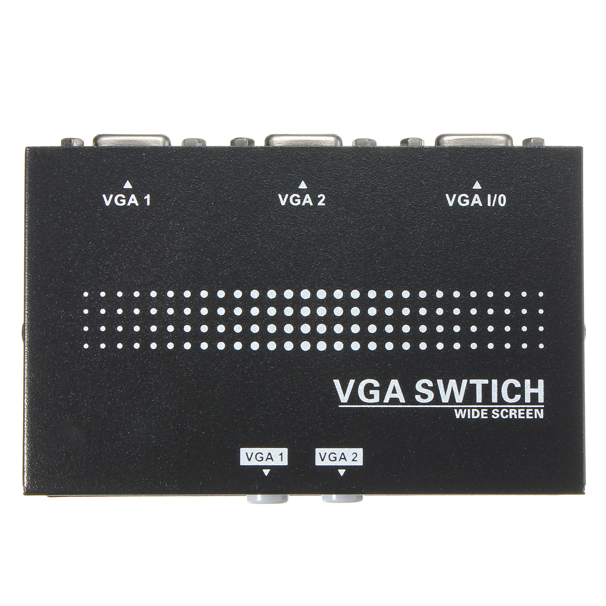 

2 In 1 Out SVGA VGA 2 Ports Two Monitor Manual Splitter Share Video Switcher