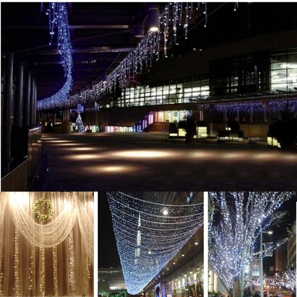 Find 6x3M Outdoor Xmas Tree String Fairy Wedding Curtain Light Party Lamp 220V for Sale on Gipsybee.com with cryptocurrencies
