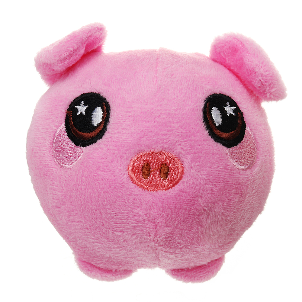 

Squishimal Foamed фаршированная свинья Squishy Toy Медленно растущая плюшевая Squishamals игрушка Кулон