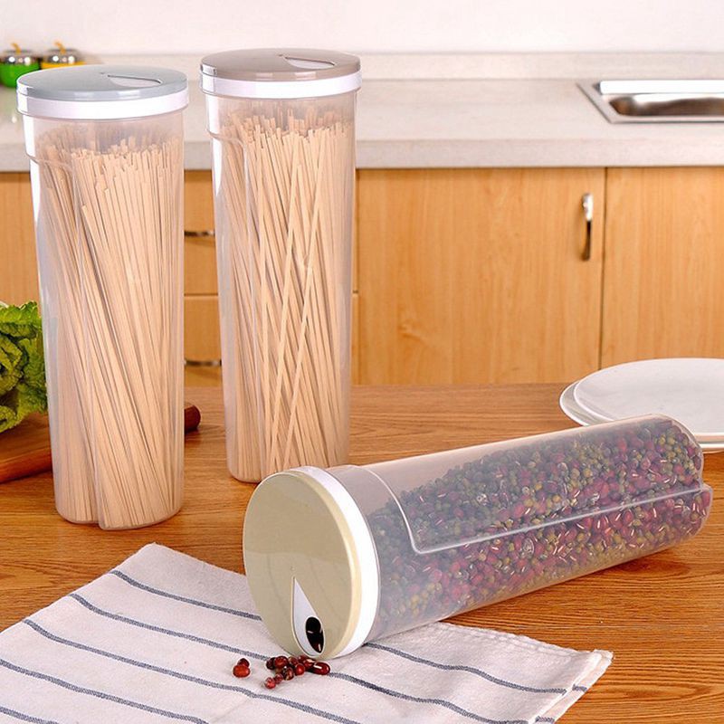 

Noodle Grain Cereal Bean Rice Food Storage Container Kitchen Seal Ring BoxNoodle Grain Cereal Bean Rice Food Storage Container Kitchen Seal Ring Box