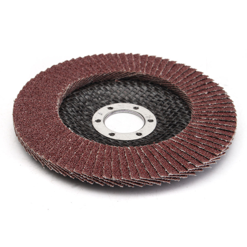 10pcs 5 Inch 125mm 40/60/80/120 Grit Aluminum Oxide Flap Disc Sanding Grinding Wheels