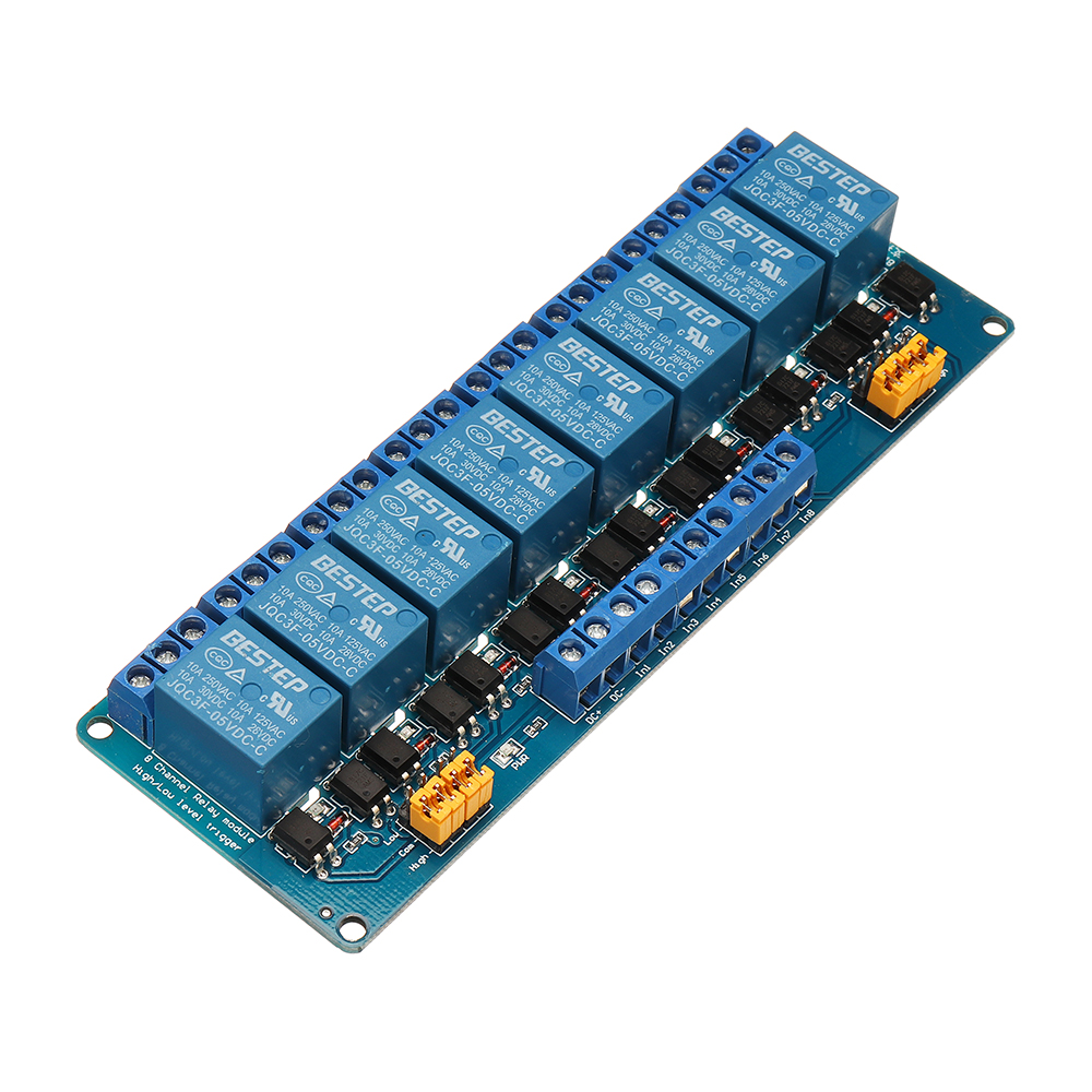 

BESTEP 8 Channel 5V Relay Module High And Low Level Trigger For Arduino