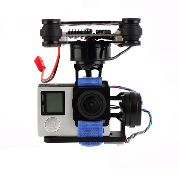 

FPV 3 Axis CNC Metal Brushless Gimbal With Controller For DJI Phantom GoPro 3 4 180g for RC Drone FPV Racing