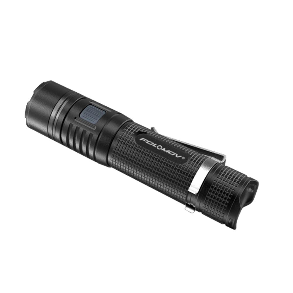 

Folomov Tour B4 XP-L 1200LM Multifunctional USB Rechargeable LED Flashlight 18650
