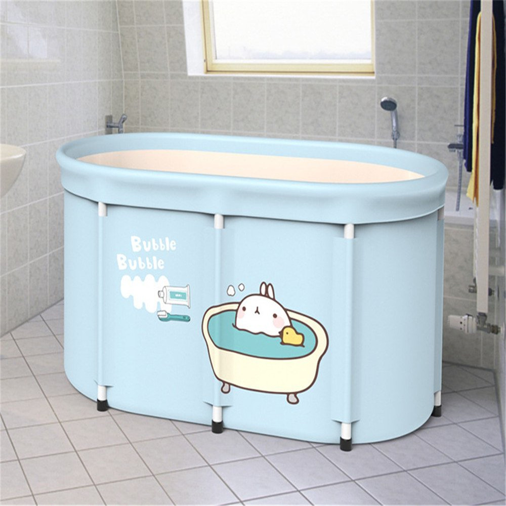 Portable Adult Thickened Folding Bathtub Household Large Bathtub Steaming Room Sauna Bath Barrel With Lid 32