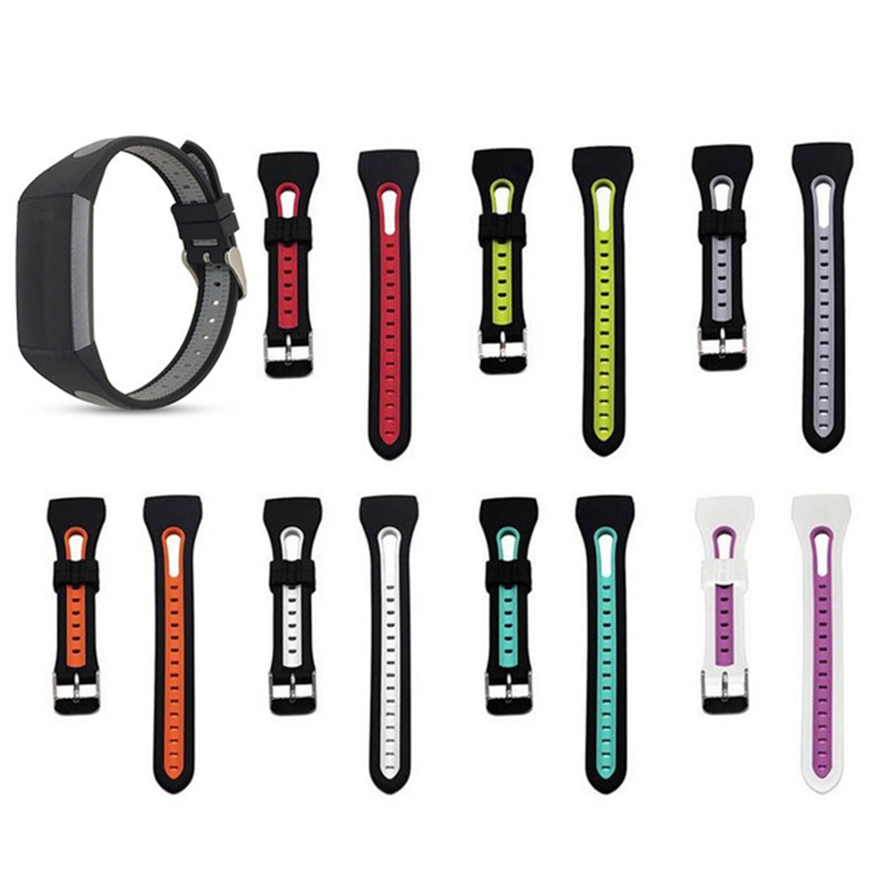 

Bakeey Замена Силиконовый Часы Стандарты Ремешок двойной цвет Совместимость для Fitbit Charge 3 Smart Watch