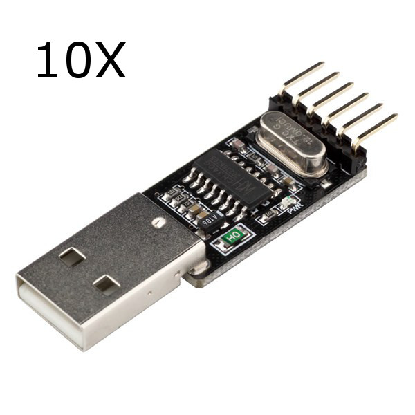 

10Pcs RobotDyn® USB Serial Adapter CH340G 5V/3.3V USB to Ttl-uart For Arduino Pro Mini DIY