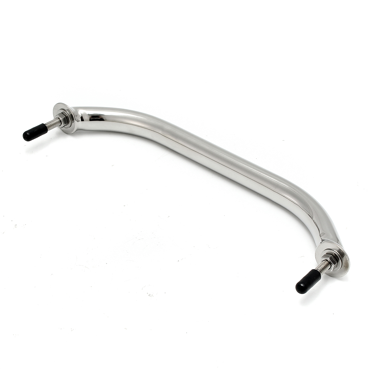 

316 Stainless Steel Oval Grab Handle 12 Inch Marine Boat Yacht Polished Handrail with Stud