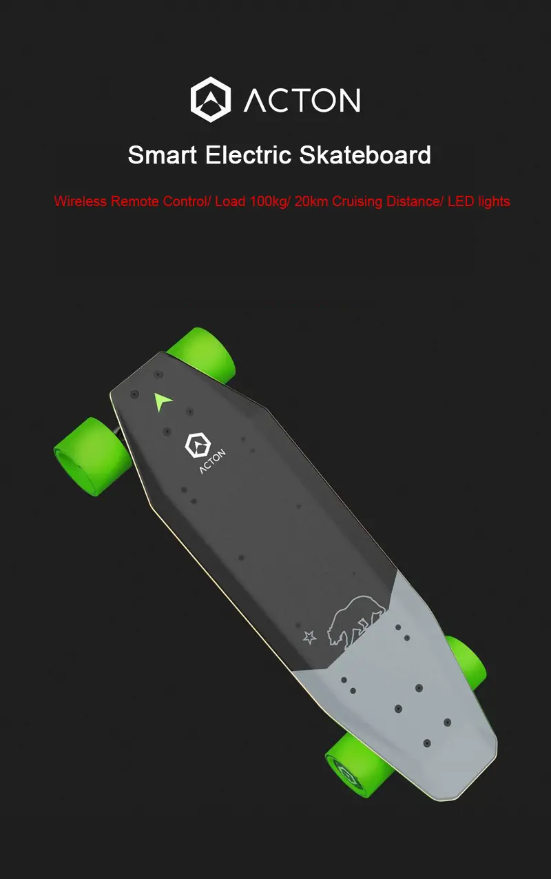 ACTON BLINK S Electric Skateboard Intelligent Remote Control Load - E Smart